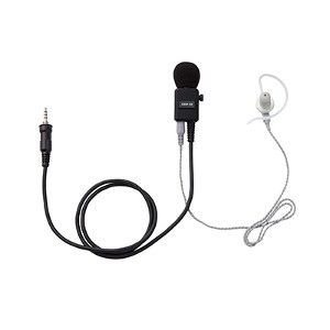 【中古】（非常に良い）スタンダード SSM-58CTA ヘビーデューティータイピンマイク イヤホン　耳かけ式カナル型　グレー｜GoodLifeStore