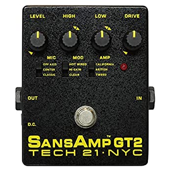 【中古】(非常に良い)TECH21 SANSAMPギター用 チューブアンプ・シミュレーター GT2