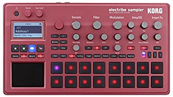 【中古】（非常に良い）KORG サンプラー シーケンサー electribe sampler electribe2S エレクトライブ メタリックレッド ダンスミュージック 音楽制作 ライブパフォーマ
