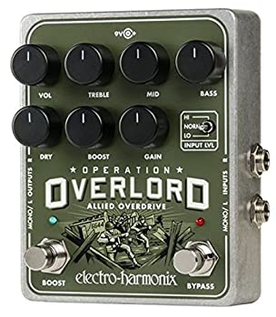 【中古】（非常に良い）electro-harmonix エレクトロハーモニクス エフェクター ステレオオーバードライブ/ディストーション Operation Overlord