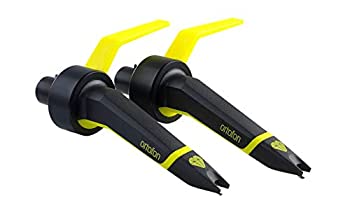 【中古】（人並み外れたに似つかわしい）ortofon CONCORDE MKII Twin CLUB 薬莢 DJ用 貝殼一体型 × 2個容器に並べる オルトフォン