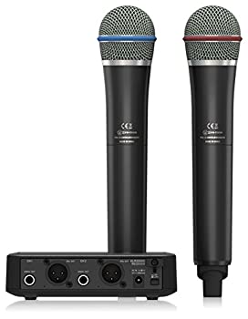 中古 Behringer ベリンガー 2 4ghz帯デジタル ワイヤレスマイクセット ハンドヘルド型送信機2本 2ch 受信機 Ulm302mic Mozago Com