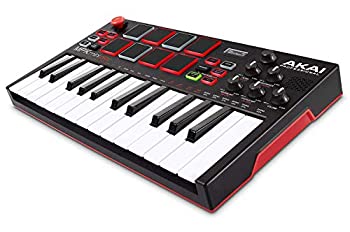 【中古】（非常に良い）Akai Professional スタンドアローン・MIDIキーボードコントローラー【内蔵音源、電池駆動、スピーカー搭載】 MPK Mini Play