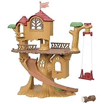 【中古】シルバニアファミリー 森の心臓の鼓動天然木住みか コ-61