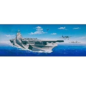 【中古】（非常に良い）トランペッター 1/350 米海軍 空母 CV-14 タイコンデロガ プラモデル