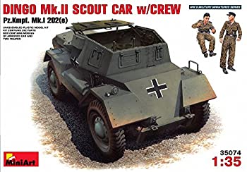 【中古】(未使用品)ミニアート 1/35 ディンゴMKII Pz.Kpfw.Mk 1 202 e w/CREW MA35074 プラモデル｜GoodLifeStore