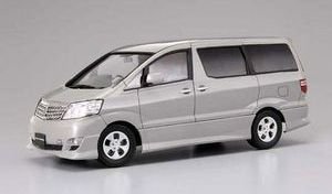 【中古】（人並み外れたに好いたらしい）青島文化教材社 1/24 ミニバン No.13 アルファード MS/AS 後期型 2005年式 乗り物のおもちゃ-車