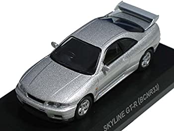 【中古】京商 1/64 NISSAN スカイライン&GT-R NEO ミニカーコレクション スカイライン GT-R R33 GT9 銀