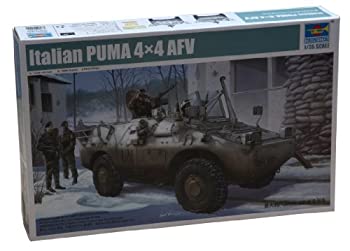 【中古】（非常に良い）トランペッター 1/35 イタリア軍 プーマ4×4軽装甲偵察車 プラモデル