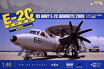 【中古】（非常に良い）キネティック 1/48 アメリカ海軍 E-2C ホークアイ 2000 8枚プロペラ プラモデル KNE48016