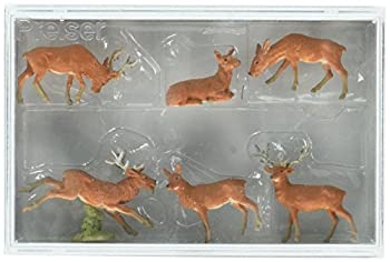 【中古】(未使用品)プライザー 鹿 6頭 塗装済完成品 HO(1/87) 10179｜GoodLifeStore