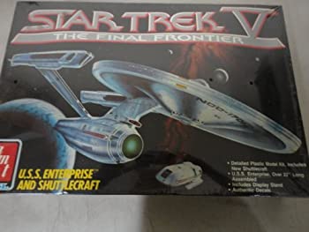 【中古】（非常に良い）#6876 AMT Star Trek V the Final Frontier U.s.s. Enterprise and Shuttlecraft Plastic Model Kit needs Assembly