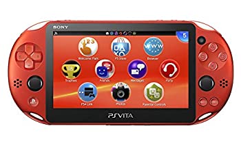 【中古】(非常に良い)PlayStation Vita Wi-Fiモデル メタリック・レッド (PCH-2000ZA26)