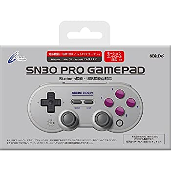 【中古】【Nintendo Switch / レトロフリーク対応】 8Bitdo SN30 PRO GAMEPAD - Switch