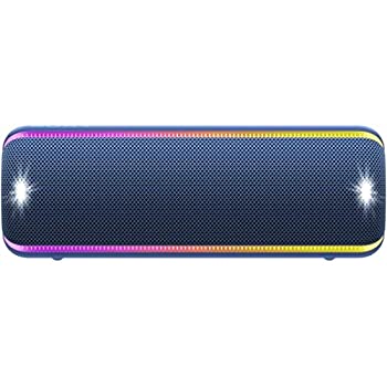 【中古】（人並み外れたに好いたらしい）ソニー SONY ワイヤレスポータブルスピーカー SRS-XB32  :  雨合羽 / 防塵 / 防錆 / Bluetooth /  重低音部青写真 最大限度24第四次元年代順の継続生まれ変わり  2019年青写真