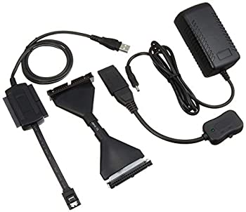 【中古】HDDをUSB SATA&IDE-USB2.0変換アダプタケーブル UD-500SA