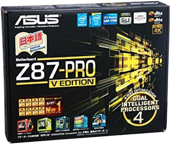 【中古】ASUSTeK Intel Z87チップセット搭載マザーボード Z87-PRO(V/EDITION) 【ATX】