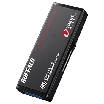 【中古】（非常に良い）BUFFALO 暗号化機能 管理ツール USB3.0 セキュリティーUSBメモリー ウイルスチェック 5年 4GB RUF3-HS4GTV5
