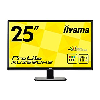 【中古】（非常に良い）iiyama モニター ディスプレイ XU2590HS-B1 (25インチ/フルHD/AH-IPS/HDMI D-sub DVI-D)