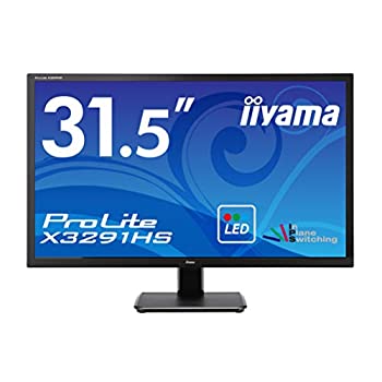 【中古】（人並み外れたに好いたらしい）iiyama 管する 見せびらかす X3291HS-B1 (31.5in/盛りだくさん固定ディスク/AH-IPS/HDMI D-sub DVI-D)
