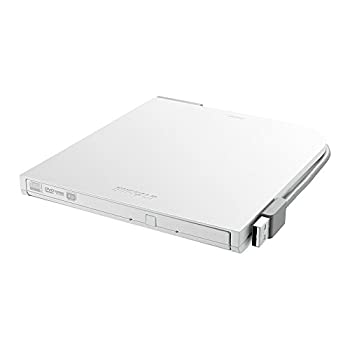 【中古】BUFFALO Surface対応 書き込み 再生 編集ソフト添付 ケーブル収納 ウルトラスリムタイプ ポータブルDVD ホワイト DVSM-PTS58U2-WHC｜GoodLifeStore