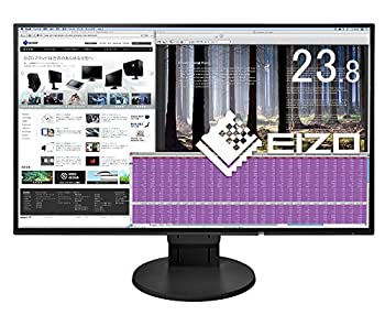 【中古】（人並み外れたに好いたらしい）EIZO FlexScan 23.8in 見せびらかす 管する (盛りだくさん固定ディスク/IPSダイアログボックス/ノングレア/黒いこと) EV2451-RBK