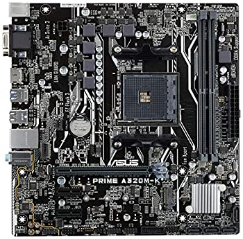 【中古】ASUS AMD A320搭載 マザーボード  Socket AM4対応 PRIME A320M-K【microATX】