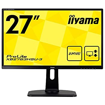 【中古】（人並み外れたに好いたらしい）iiyama 管する 見せびらかす XB2783HSU-B3 (27in/盛りだくさん固定ディスク(1920×1080)/AMVA+/DisplayPort HDMI D-sub)