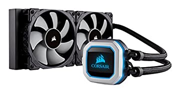 【中古】（人並み外れたに似つかわしい）Corsair H100i Pro RGB 水冷一体型中央処理装置空調設備 [Intel/AMD両相応う] Corsair LINK相応う FN1195 CW-9060033-WW