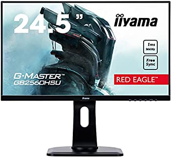 【中古】（非常に良い）iiyama ゲーミング モニター ディスプレイ GB2560HSU-B1 (24.5インチ/144Hz/1ms/昇降スタンド付/フルHD/TN/DisplayPort HDMI) 29,571円