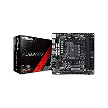 【中古】ASRock AMD A320心付け書き割り積み上げる Mini-ITX母ちゃんゲーム盤 A320M-ITX