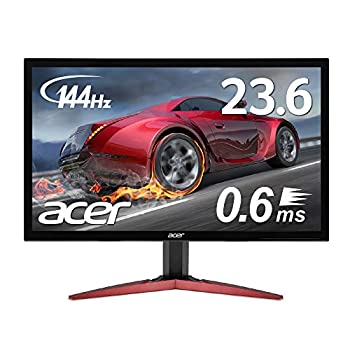 【中古】（非常に良い）Acer ゲーミングモニター KG241QAbiip 23.6インチ 144hz 0.6ms TN HDMI 2.0&times;2、DisplayPort v1.2&times;1 FPS向き フルHD 非光沢｜GoodLifeStore
