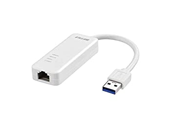 【中古】BUFFALO 有線LANアダプター LUA4-U3-AGTE-WH ホワイトGiga USB3.0対応 【Nintendo Switch動作確認済み】