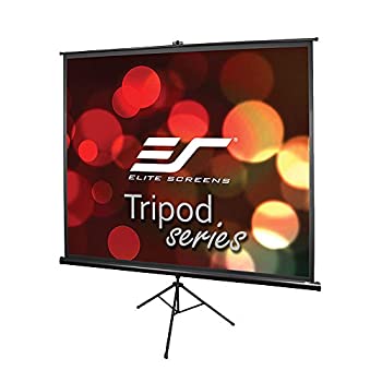 【中古】（非常に良い）エリートスクリーン プロジェクタースクリーン トリポッド 100インチ(4:3) マックスホワイト素材 ブラックケース T100UWV1