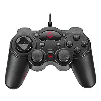 【中古】SPEEDLINK Thunderstrike USB PC Gamepad Black (SL-6515-BK)｜GoodLifeStore