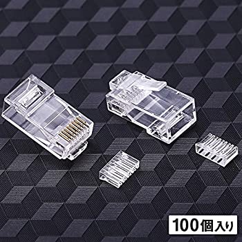 【中古】TSdrena カテゴリ6対応 LAN用RJ45コネクタ(100個入り) SPM-TLLC6100B