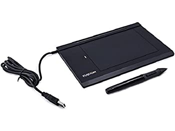 【中古】（人並み外れたに好いたらしい）Turcom小間絵グラフィックタブレットタッチペンfor Windows and Mac???5.5? X 4?ブラックサーフェス活動の領域Ideal for Kids and Artists ( ts-6540?)