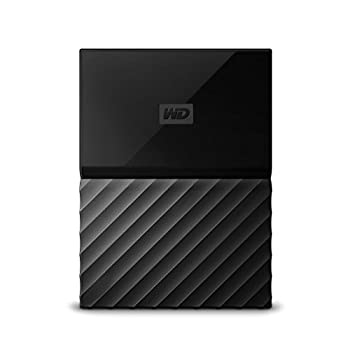 【中古】WD HDD ポータブル ハードディスク 1TB USB3.0 ブラック 暗号化 パスワード保護 My Passport WDBYNN0010BBK-WESN