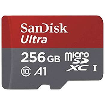 【中古】（人並み外れたに好いたらしい）SanDisk Ultra microSDXC 256GB アダプタ付き添い人 SDSQUAR-256G-GN6MA メモリーカード-TV・オーディオ・カメラ
