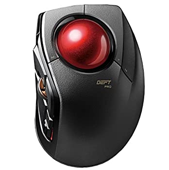 【中古】（人並み外れたに好いたらしい）エレコム トラックボール二十日鼠  有線/無線電話/Bluetooth 3種の繋ぎ合わせる遣りくち相応う 人さし指 中型どんぶり鉢 8名取り草 チルト役立つこと 黒いこと M-DPT1MRXBK