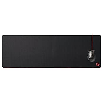 【中古】エレコム ゲーミングマウスパッド デスクマット 超大型 900mm×297mm ブラック MP-G01BK