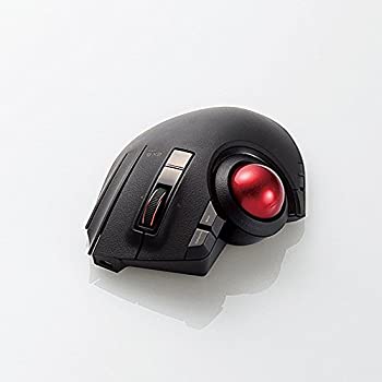 【中古】エレコム トラックボールマウス/親指/8ボタン/有線/無線/Bluetooth/ブラック