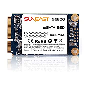 【中古】SUNEAST ( サンイースト ) 512GB 内蔵SSD SE800 mSATA SSD SATA 6Gb/s 3D TLC SE800-m512GB