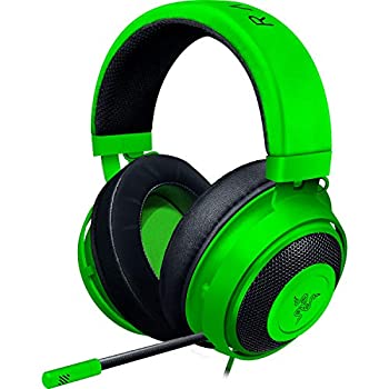 【中古】（非常に良い）Razer Kraken Green アナログ接続 ゲーミングヘッドセット PS4 PC Switch スマートフォン 冷却ジェルパッド RZ04-02830200-R3M｜GoodLifeStore