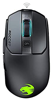 【中古】（人並み外れたに好いたらしい）Roccat Kain 200 Aimo RGB Wireless Gaming Mouse  ROC-11-615-BK