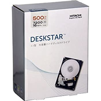 【中古】（人並み外れたに好いたらしい）日立 HGST Deskstar 包み版 3.5inch 500GB 16MB 7200rpm 0S02600