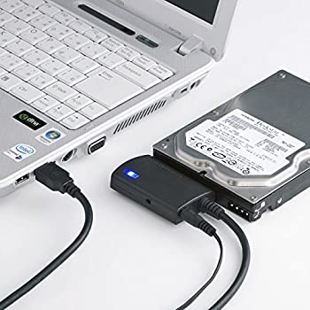 【中古】（非常に良い）サンワサプライ SATA-USB3.0変換ケーブル 0.8m USB-CVIDE3