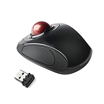 【中古】（非常に良い）ケンジントン オービット・ワイヤレス・モバイル・トラックボール/グラファイト＆ルビー・レッド 並行輸入品