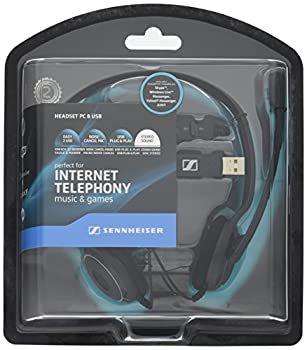 【中古】（非常に良い）ゼンハイザー PCヘッドセット ヘッドバンド型両耳式/ノイズキャンセルマイク PC 8 USB 26,476円