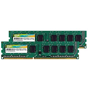 【中古】シリコンパワー デスクトップPC用メモリ DDR3 1600 PC3-12800 8GB×2枚 240Pin Mac 対応 SP016GBLTU160N22|GoodLifeStore
